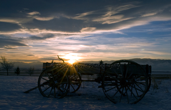 Sunset on Wagon